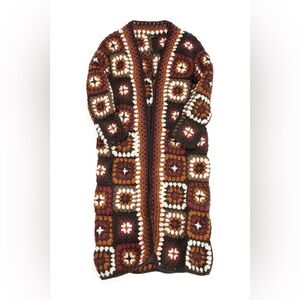 100% Wool Crochet Kimono